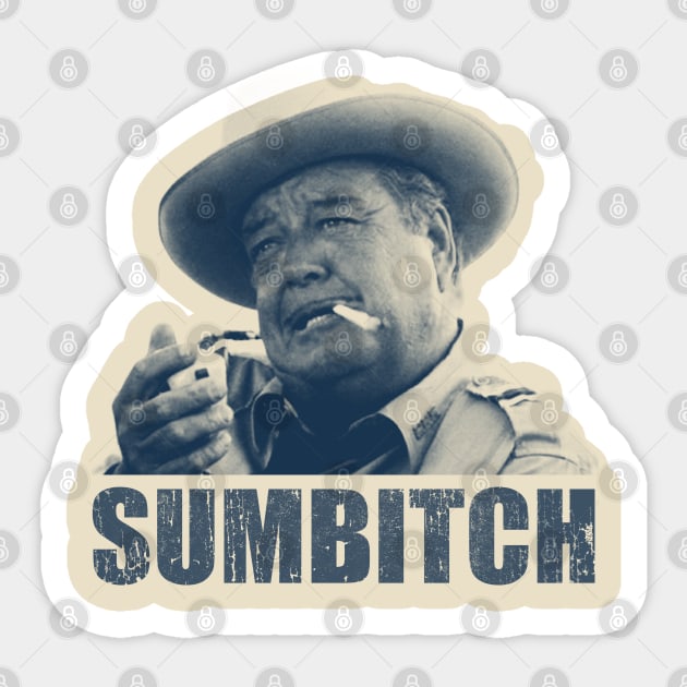Sumbitch - Blue Vintage Color Sticker by Campfire Classic